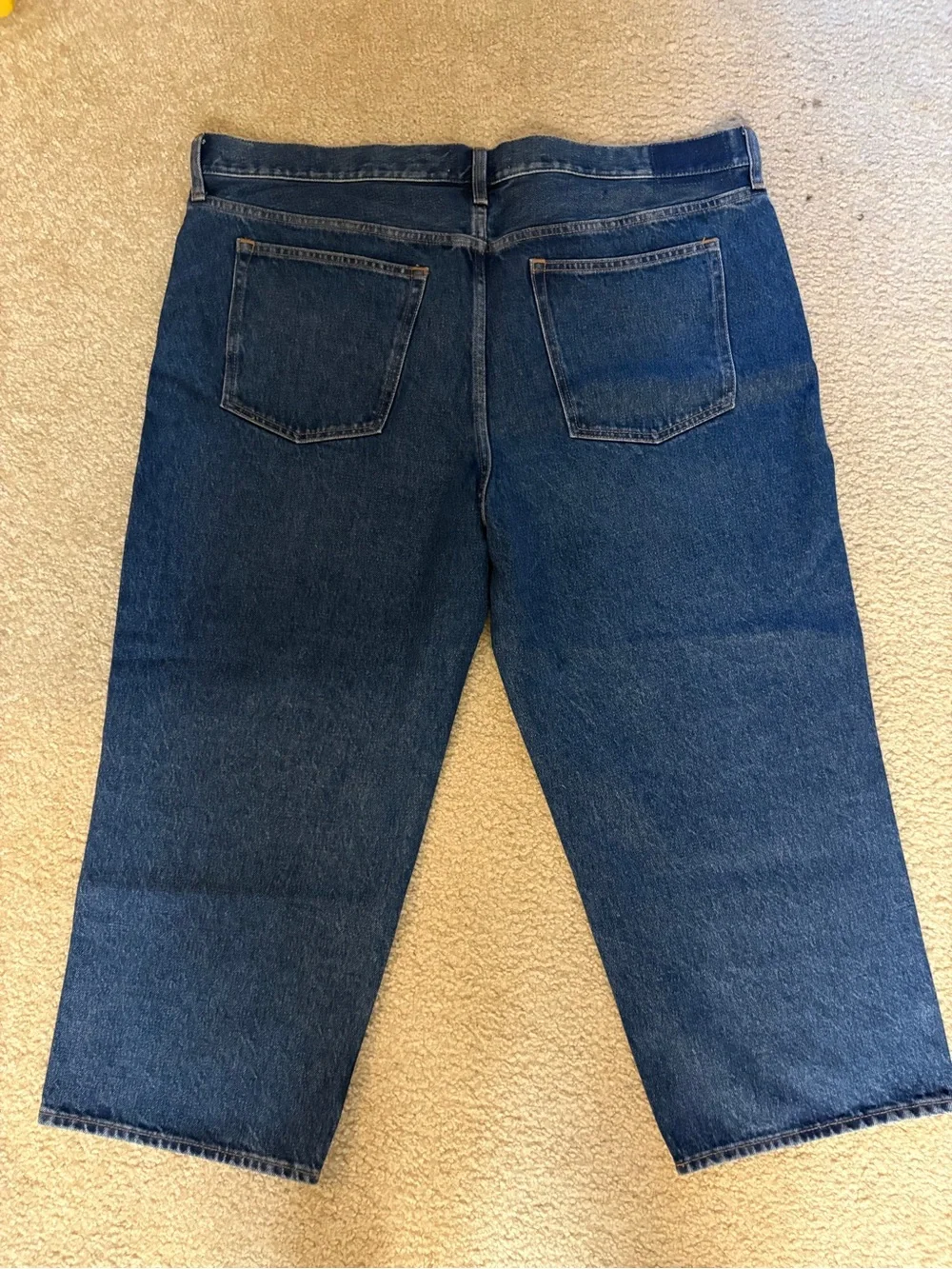 Classic womens Dark Blue Denim Jeans